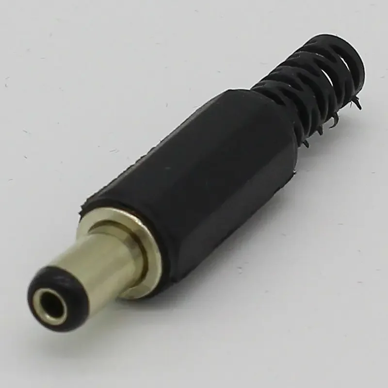 Conector hembra de alimentación de CC de 2,1x5,5mm, 5 unidades + adaptador de enchufe macho, 5 unidades