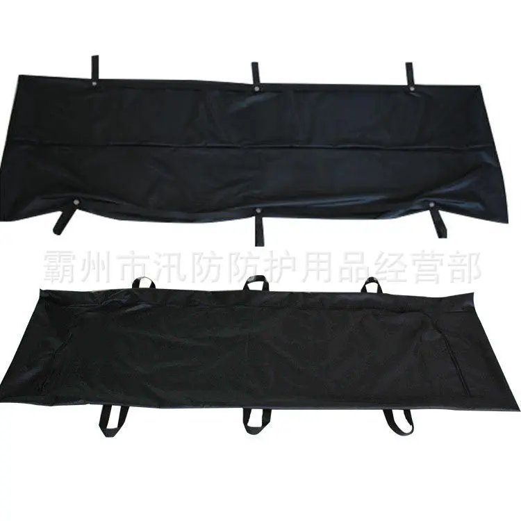 After the disaster, body bags anti-seepage corpse carrying bag is gathered. PVC thickened waterproof body bag.