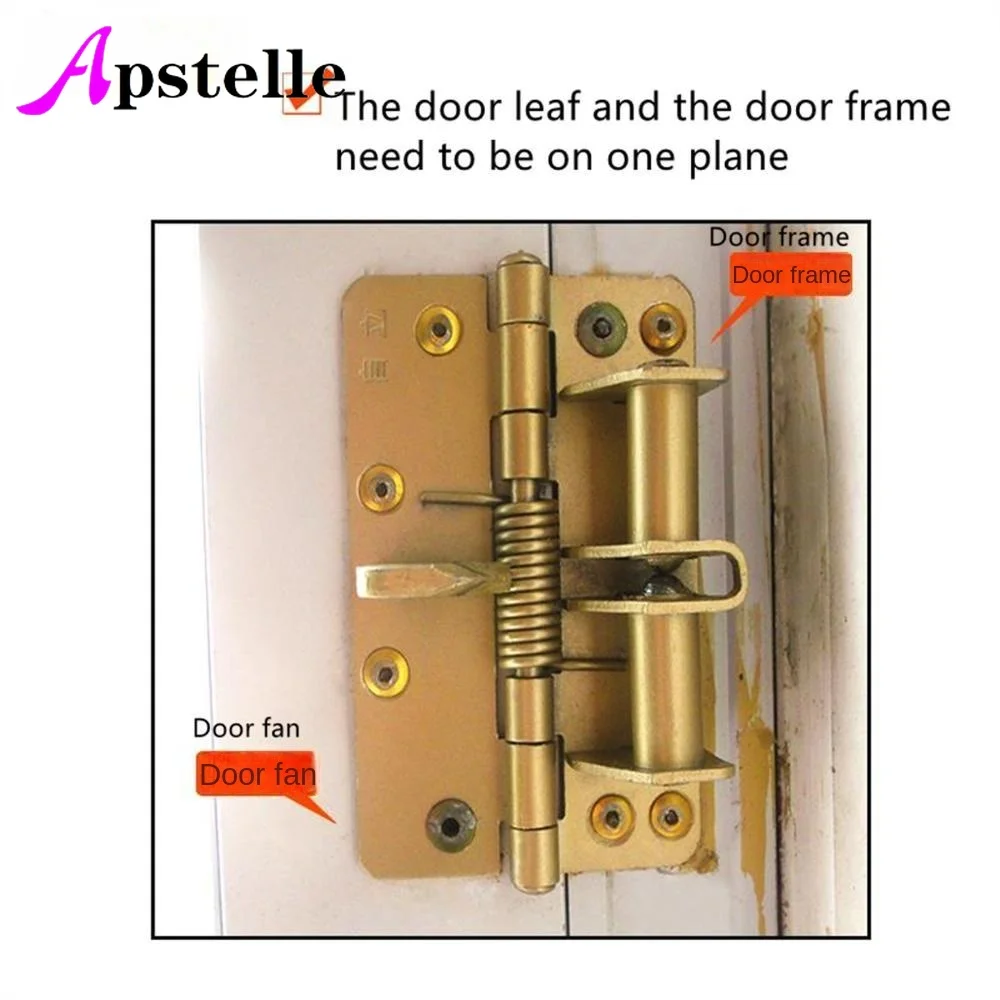 Apstelle Positioning Hinge Spring Self-aligning Hinge Automatic Closing Door Multi-function Screen Door Wooden Door Hinge