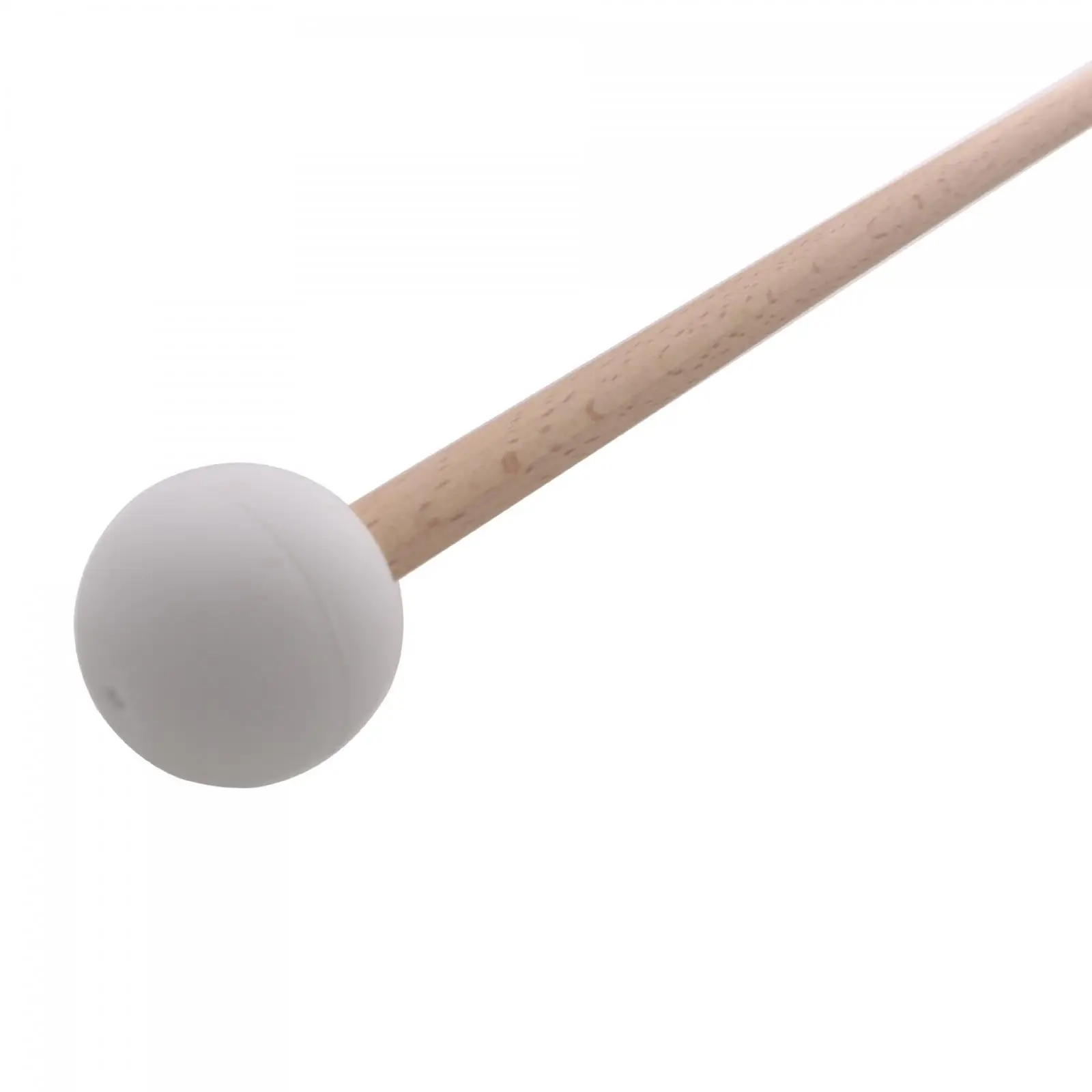 Baquetas de marimba con cabeza de bola de goma para percusión, herramientas de práctica para tambor de mano portátil y xilófono