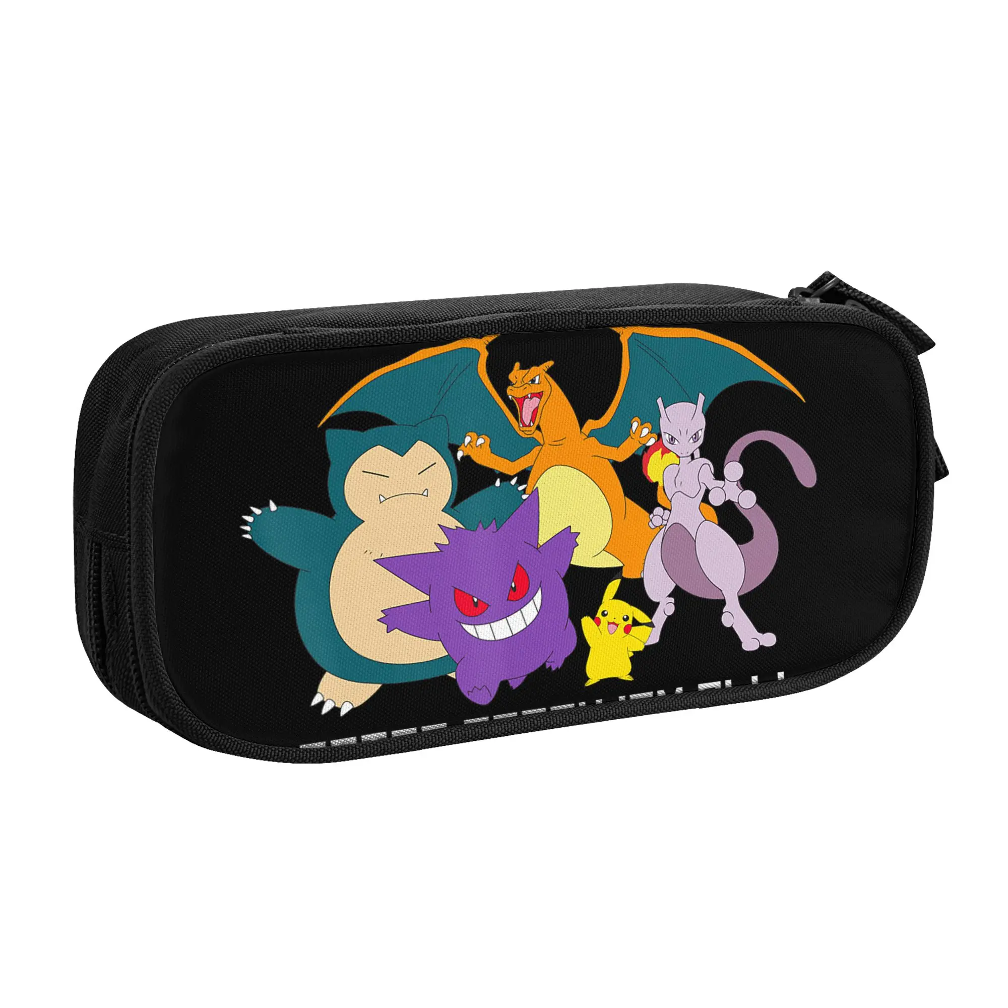 Large Capacity Bags for Child Cartoon Pokemon   Squad Gotta Catch m All!  School Pencil Bag for Boys Gilrs Kids