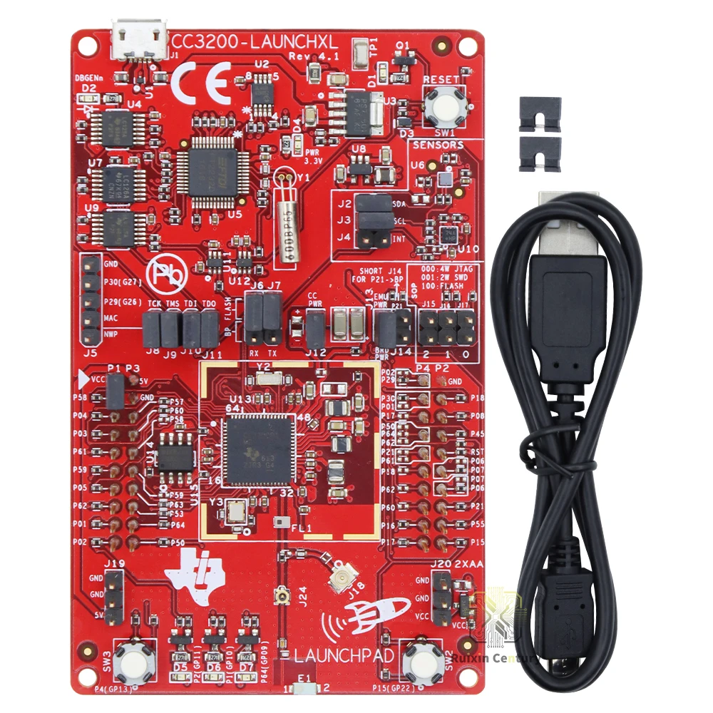 FOR Texas Instruments CC3200-LAUNCHXL SimpleLink Wi-Fi Wireless MCU LaunchPad Development Kit Board 80MHz Cortex-M4