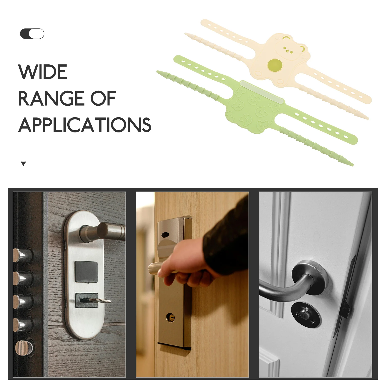 وسادة هادئة أقرب لغطاء مزلاج سلامة الطفل مانع سلام سدادة الباب الناعمة للأطفال الحضانة ضوء النائمون باب الطفل التدقيق