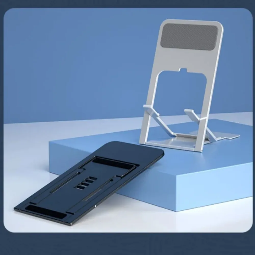Suporte Universal para Celular de Mesa, Ajustável e Dobrável para iPhone e iPad