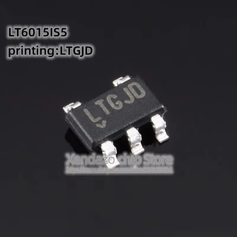 1pcs/lot LT6015IS5 LT6015IS5#TRPBF Silk screen printing LTGJD SOT23-5 package Original genuine Precision amplifier chip