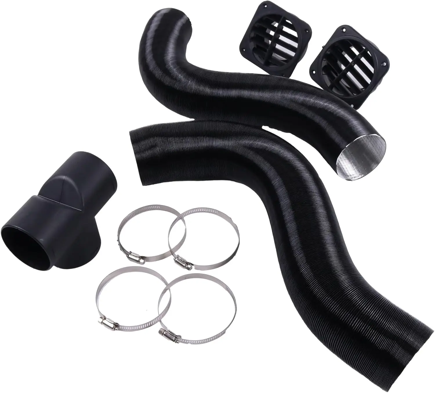 

Комплект Т-образных соединителей для шланга воздуховода отопителя 75 мм для обогревателей Webasto, Propex, Eberspacher