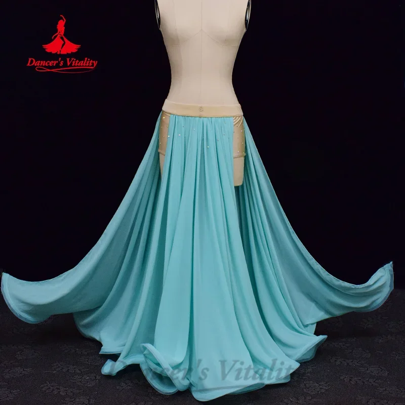 Belly Dance Performance Costumes Women's Customized Elegant and Comfortable Chiffon Long Skirt Oriental Belly Dancing Clothing