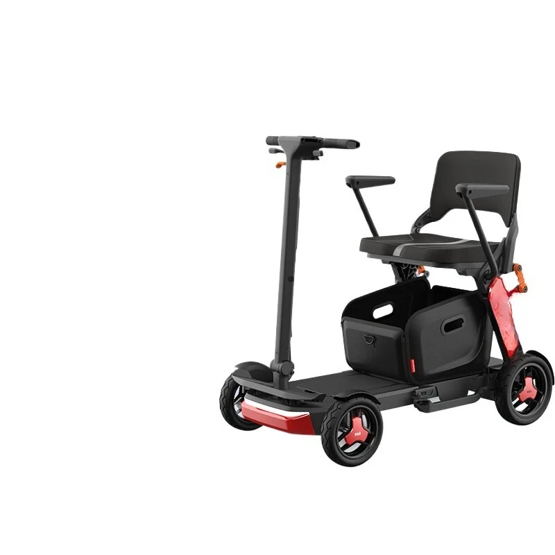 

Elderly transportation electric vehicles can be folded, compact and portable