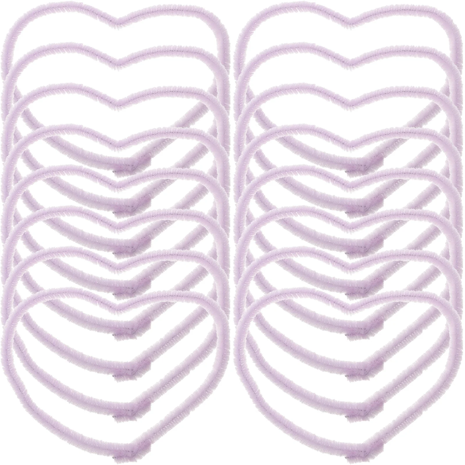 แท่งบิดได้ 100 ชิ้น สำหรับงานประดิษฐ์เด็ก กิจกรรมสร้างสรรค์ DIY สำหรับเด็กเล็ก พัฒนาการเรียนการสอน สีม่วงอ่อน