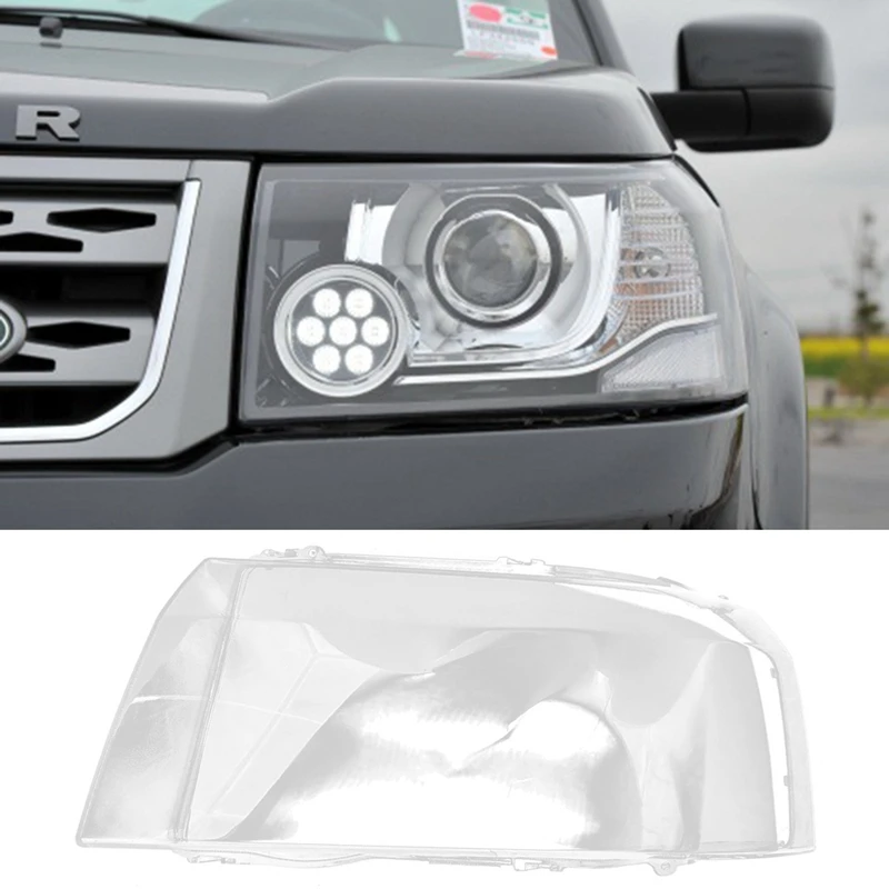 Car Front Headlight Cover Glass Headlight Lens Shell For Land Rover Freelander 2 2013-2015