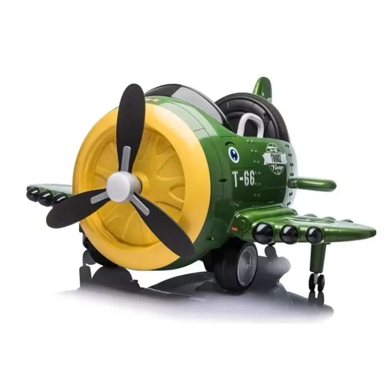 Airplane Shape Kids Electric Ride On Toy Car, Children Rechargeable Electric Vehicle for Wholesale
