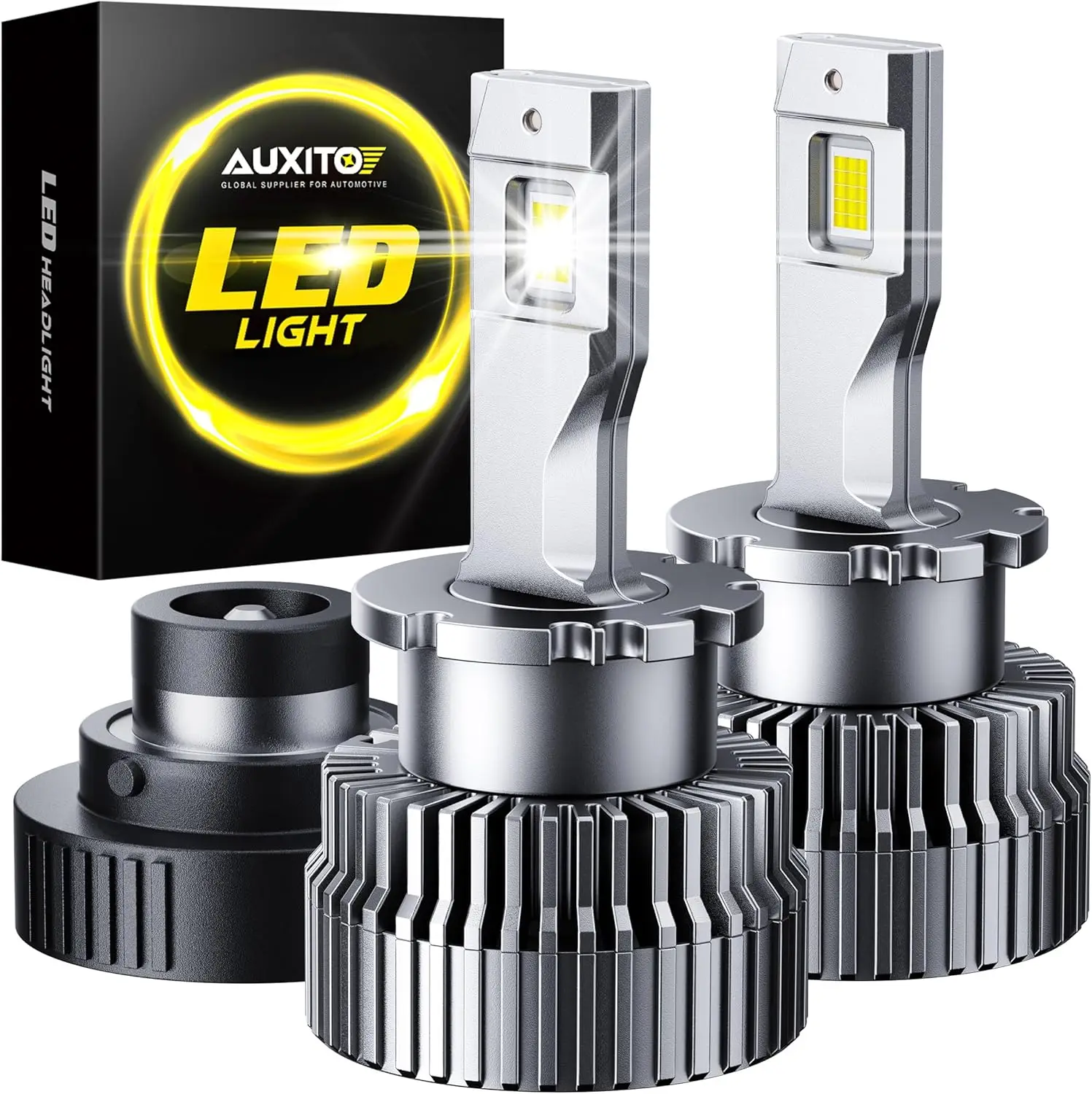 

D2S Light Bulbs, 30000LM 6000K White, Plug-N-Play, CANbus Ready No Flicker, Pack of 2