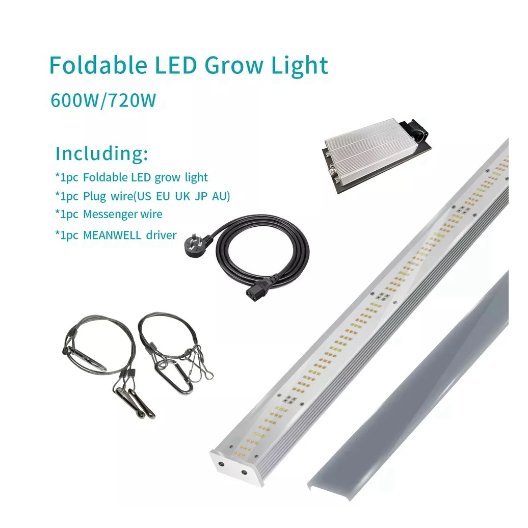 Stock Led Grow Lights 1000W  Full Spectrum Dimmable Indoor Hydroponic Grow Light