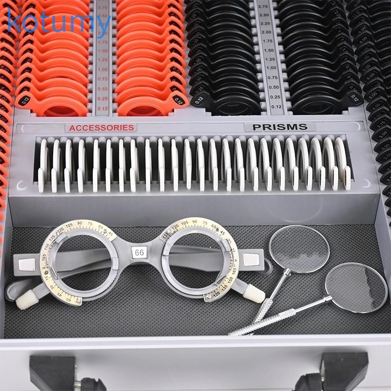 KOTUMY SL-232 Trial Lens Box Professional Optometry Insert Lens Case Eyewear Optometry Testing Instrument