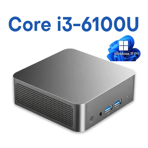 2026 Mini PC Windows 11 1TB 2TB SSD Intel Core i9 8950HK i3 6100U Mini Gaming PC Desktop Computer Intel UHD Graphics Draagbare PC Mini