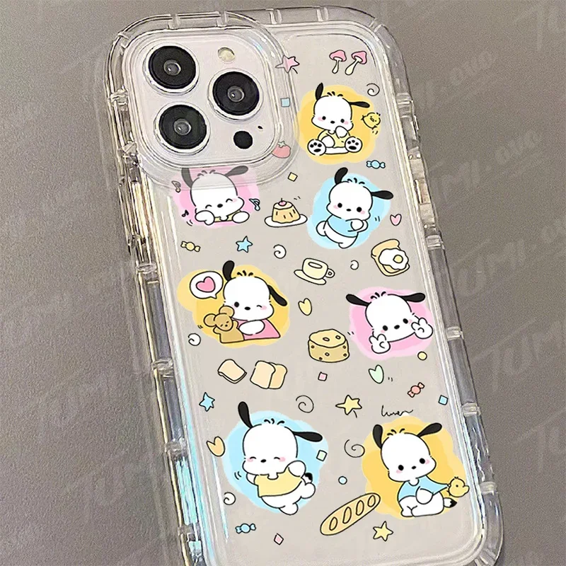 Sanrio Hello Kitty Pochacco Phone Case for Samsung Galaxy A15 A55 A05 A05S A14 A24 A13 A23 A73 A12 A22 A32 A52 A52S A72 A31 A51