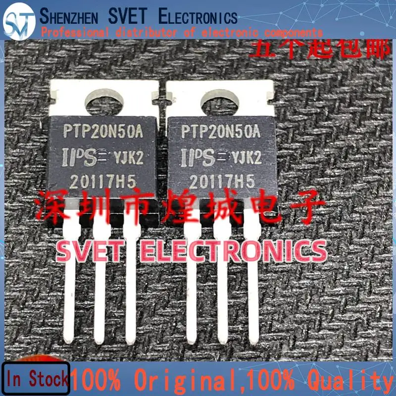 10PCS-50PCS  PTP20N50A  MOS TO-220 500V 20A  Original In Stock Fast shipping