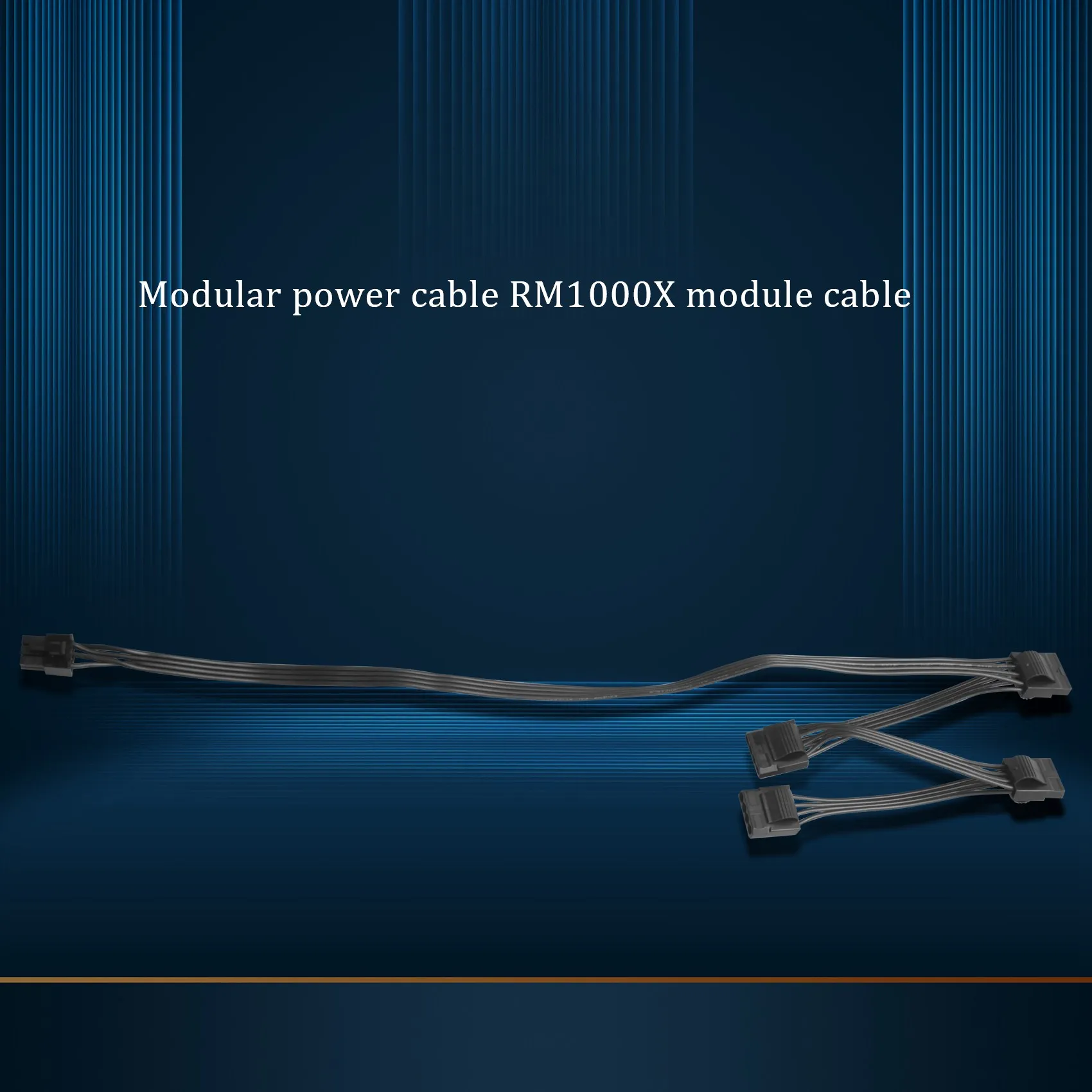 IDE 4Pin Modular Power Supply Cable For Corsair RM1000X RM550X 650X 750X 850X 6Pin To 4 IDE Cable-Hot