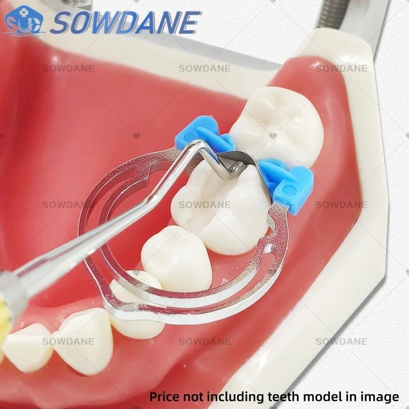 Dental Composite Resin Filler Adjacent Contact Shaper for Close Far Center Contact at Neighboring Joints Filling Spatula Tool