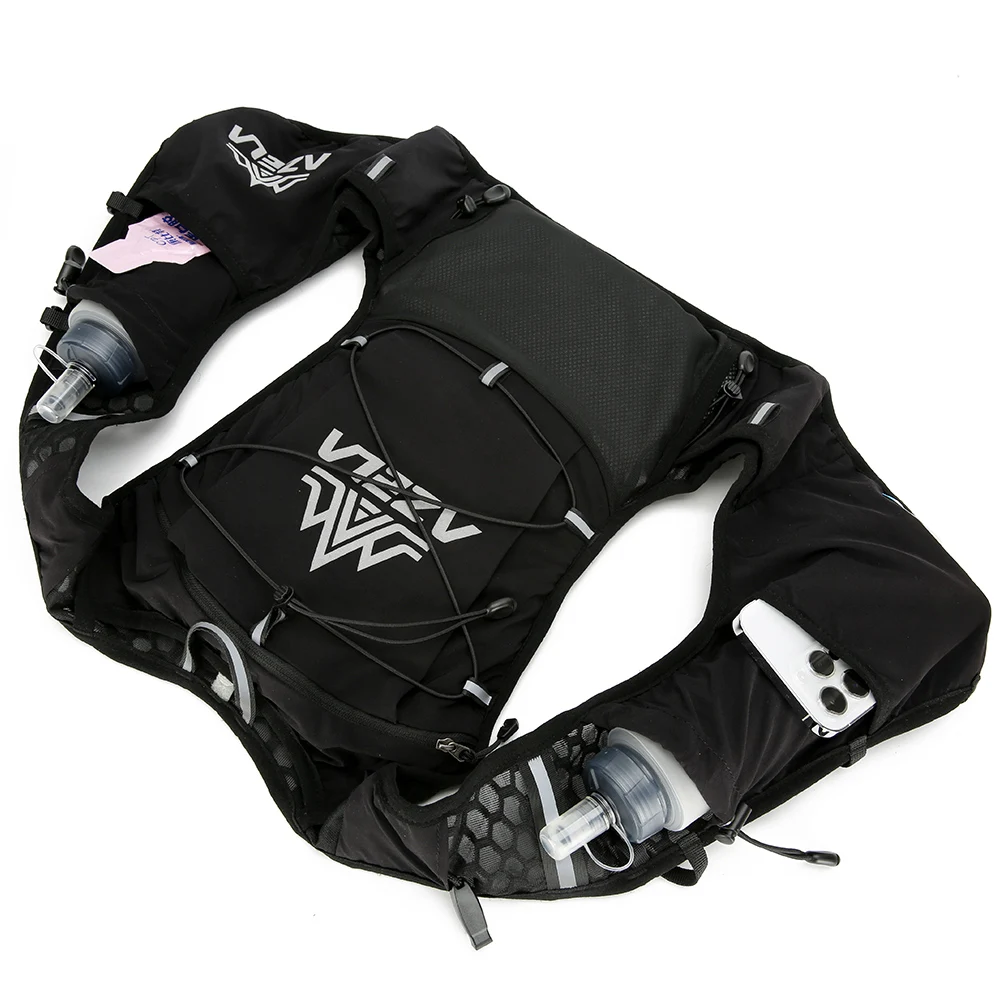 Outdoor Laufen Trinkweste Rucksack Laufen Trinkrucksack Wasserblase Tasche Tagesrucksack für Marathon Radfahren Wandern Trail
