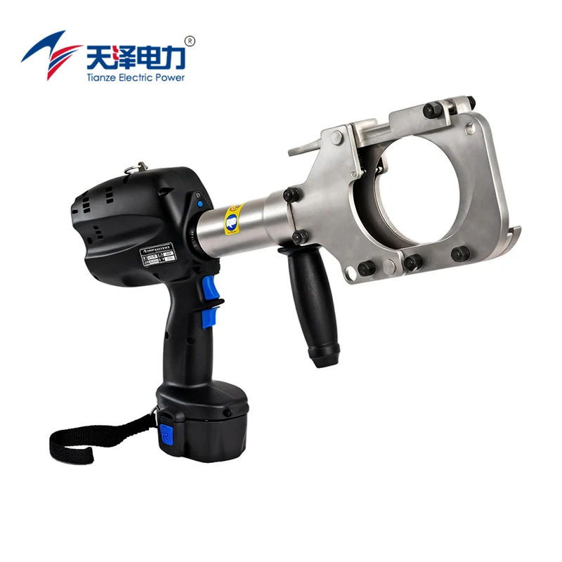 Tianze Electric Power Battery Powered Hydraulic Cutting Tool For Copper Aluminum Armoured Cable Alloy Steel 70MPa Pressure Max