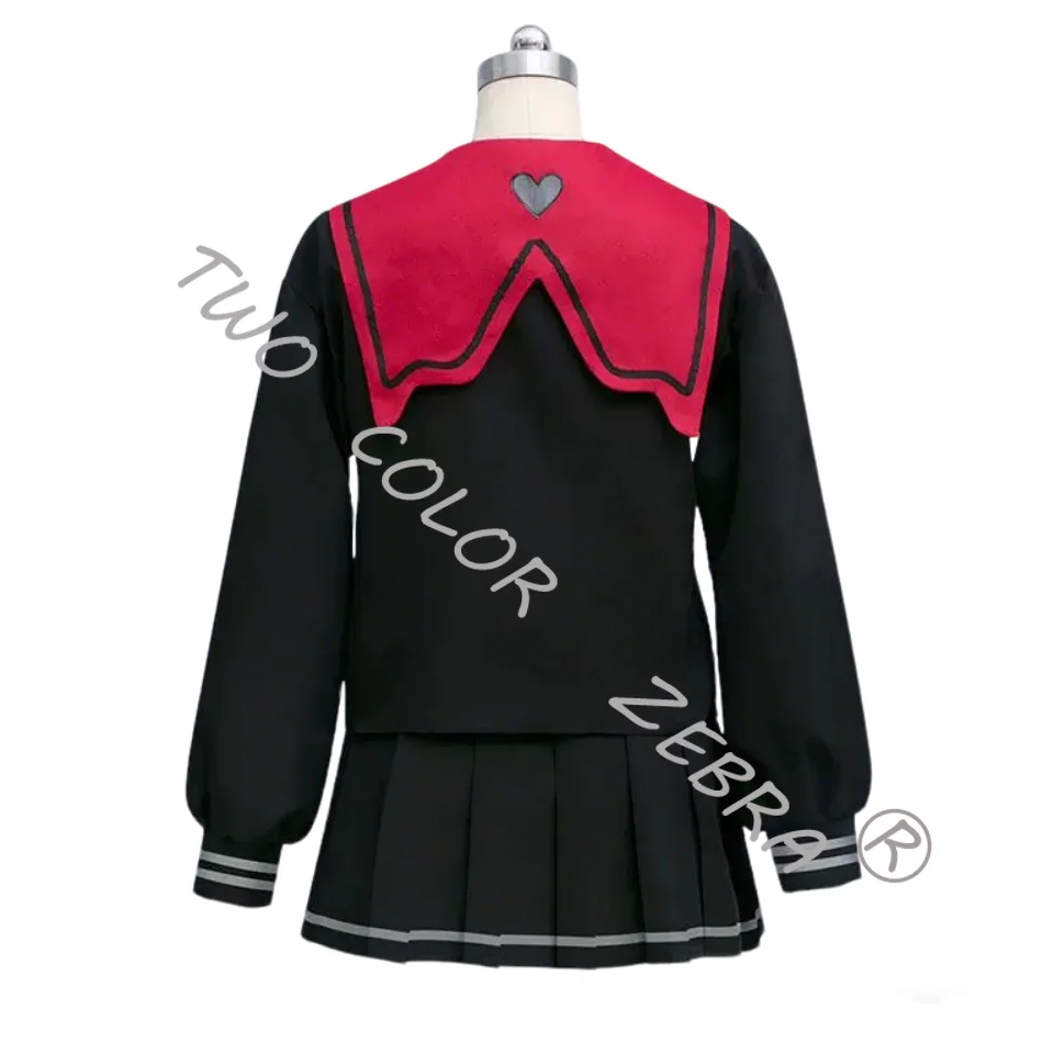 Needy Girl Overdose KAngel Cosplay Costume Black JK Uniform Full Set Wig Sailor Suit Halloween Comic Con Party Roleplay Outfits view 6