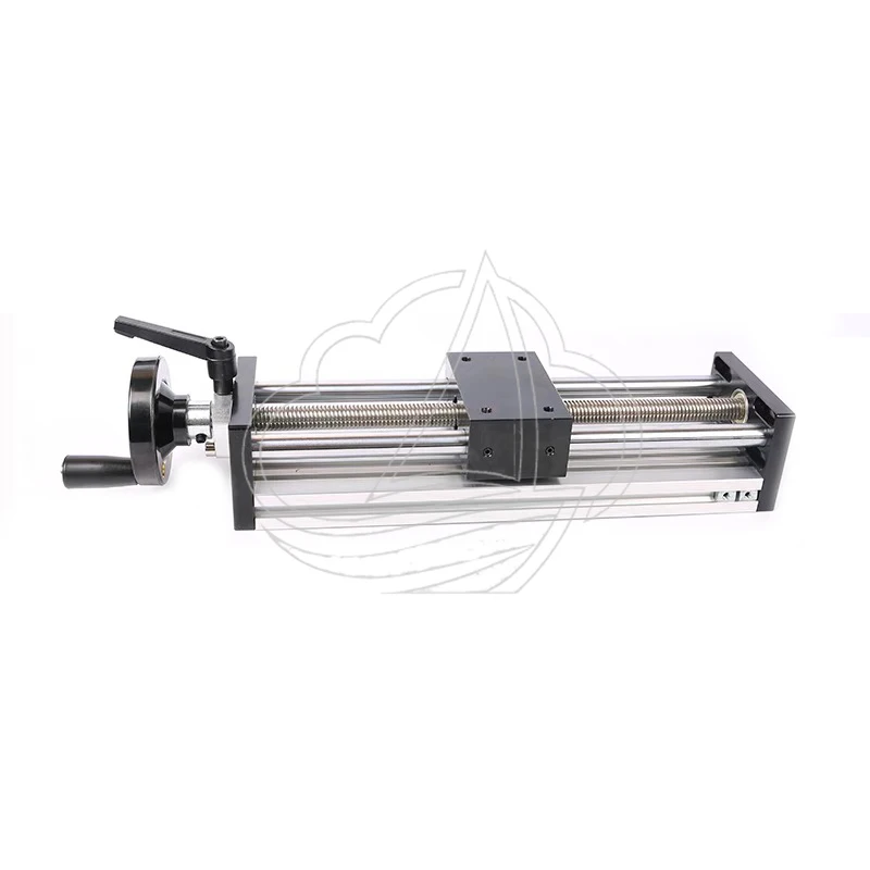 Dual-Optical Axis T-Shaped Screw Precision Linear Motion Slide Hand-Operated Cross Module