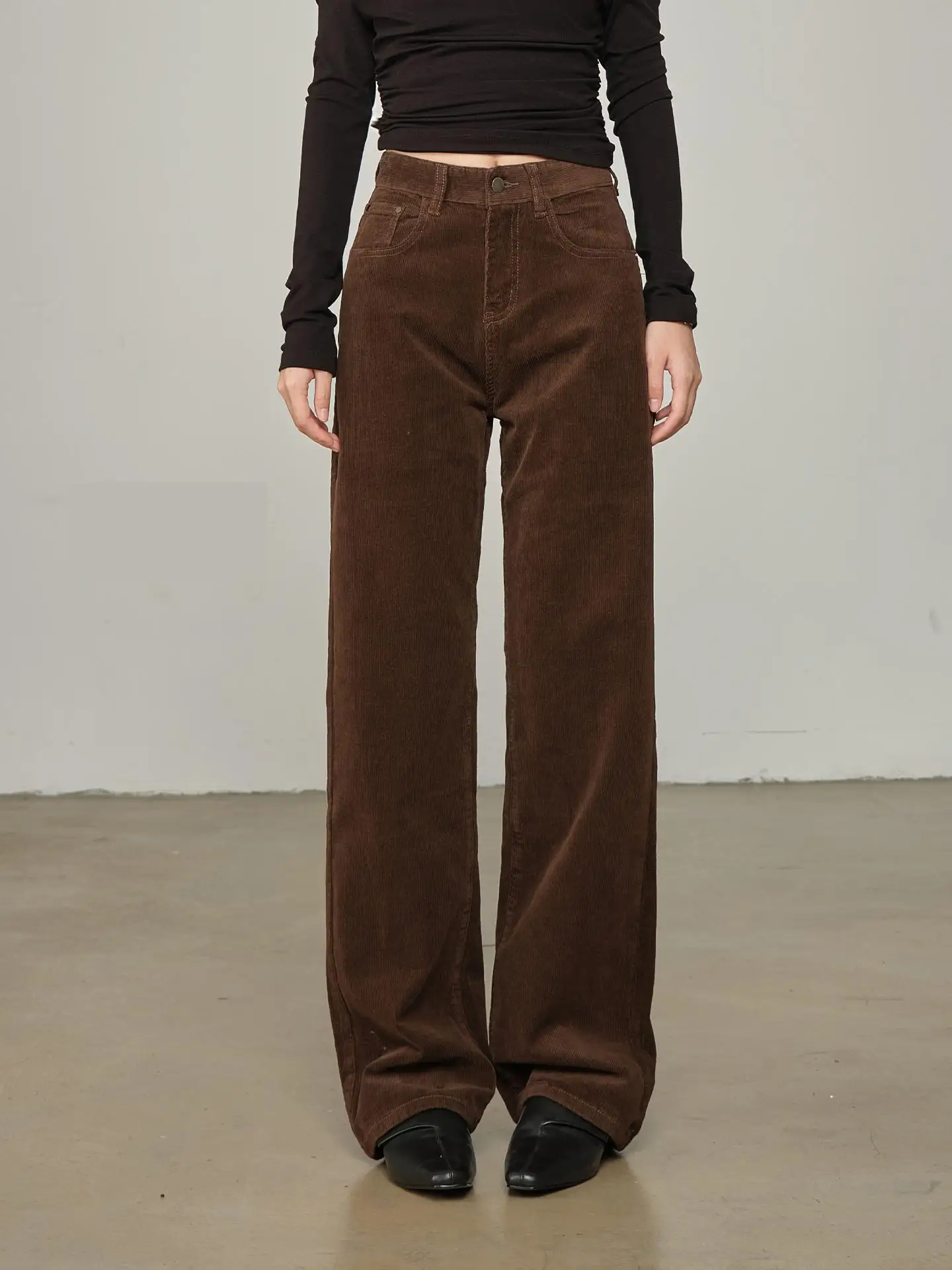 

ZHISILAO новые вельветовые широкие брюки Y2K, повседневные прямые брюки, осень-зима 2025, уличная одежда