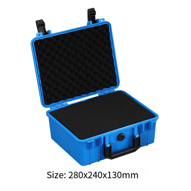 Tool Case Protective Shockproof Sealed Dustproof Hard Case For Home Outdoor Warehouse Multipurpose Compact Carrying Case