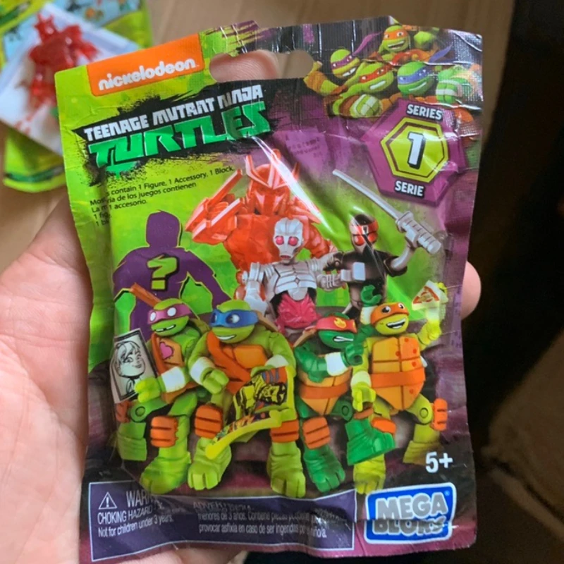 Mega Teenage Mutant Ninja Turtles Blind Bag Toys Leonardo Bebop Splinter Shredder Action Figure Collectible Model Toys Kids Gift