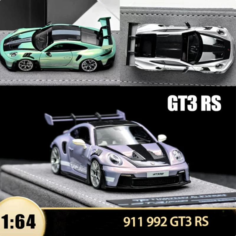 

1:64 Scale 911 992 GT3 RS Weissach Simulation Resin Car Model Static Display Collectible Toy Gift Souvenir Decoration