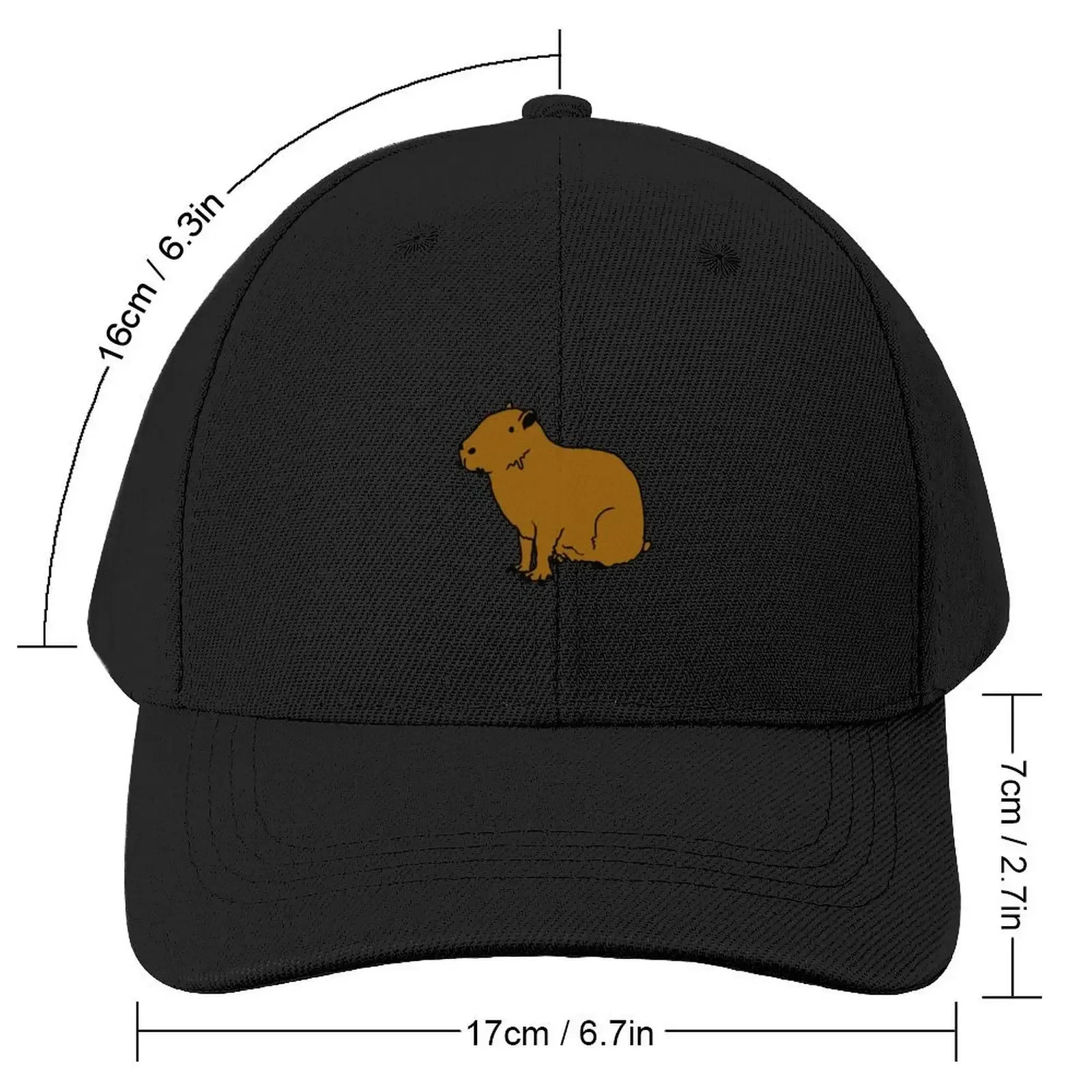 Capybara Baseball Cap Luxury Man Hat Hat Beach Trucker Hat Men's Baseball Women's