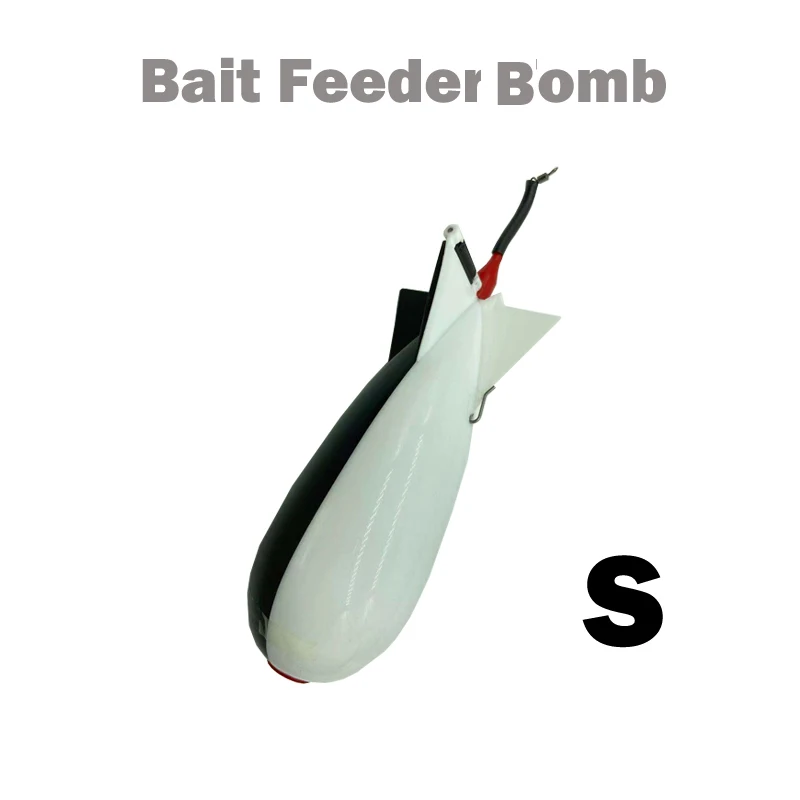 TOLU Angelraketen-Futterspender, große kleine Spod-Bombe, Schwimmer, Köder, Köderhalter, Größe 2, Pelletraketen, Futterspender, Positionsgetriebe, Zubehör
