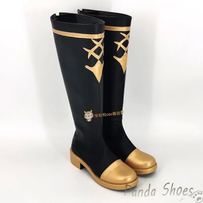 Ensemble Estrelas Sazanami Jun Sapatos Cosplay, Comic Anime Game Eden Cos Botas Longas, Cosplay Costume Prop Sapatos, Festa de Halloween