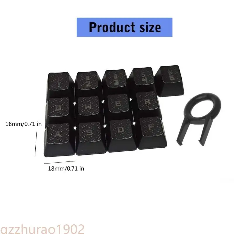 

97QB OEM Replacement Keycaps with Textured Designing Providing Slip Proof Light Transmission for K70 K95 Keyboards