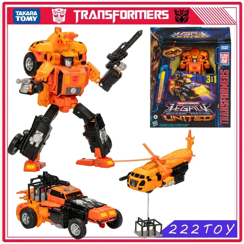 In Stock Transformers Toy Legacy United Leader G1 Triple Changer Sandstorm Action Figure Robot Toy Gifts Hobbies Anime Figures