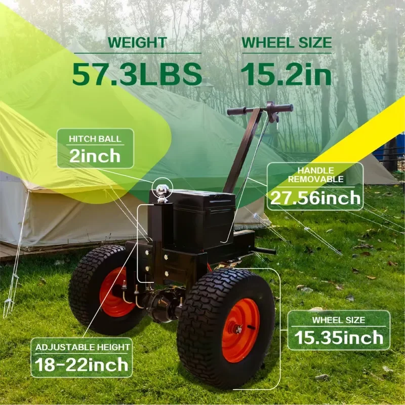 Factory Direct Sales Electric Traction Trolley Boat Trailer Hot Three-Wheeled Small Trailer Truck Durable