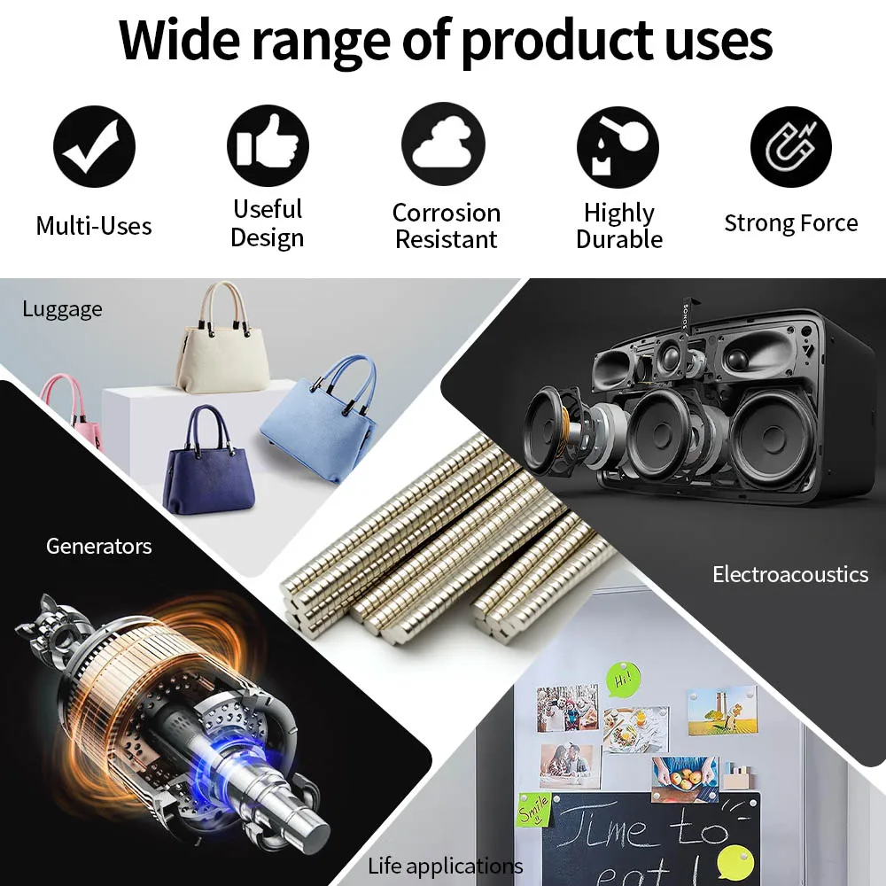 4x2 مللي متر سوبر قوي مغناطيس النيوديميوم N35 ندفيب المغناطيسي الدائم imanes جولة مغناطيس قوي الثلاجة #5