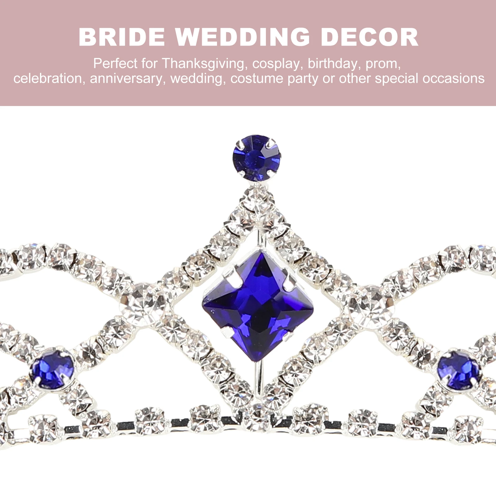 

Женская корона со стразами, свадебная тиара, украшения для волос, украшение для головы для девочек, легкий, прочный, стильный подарок