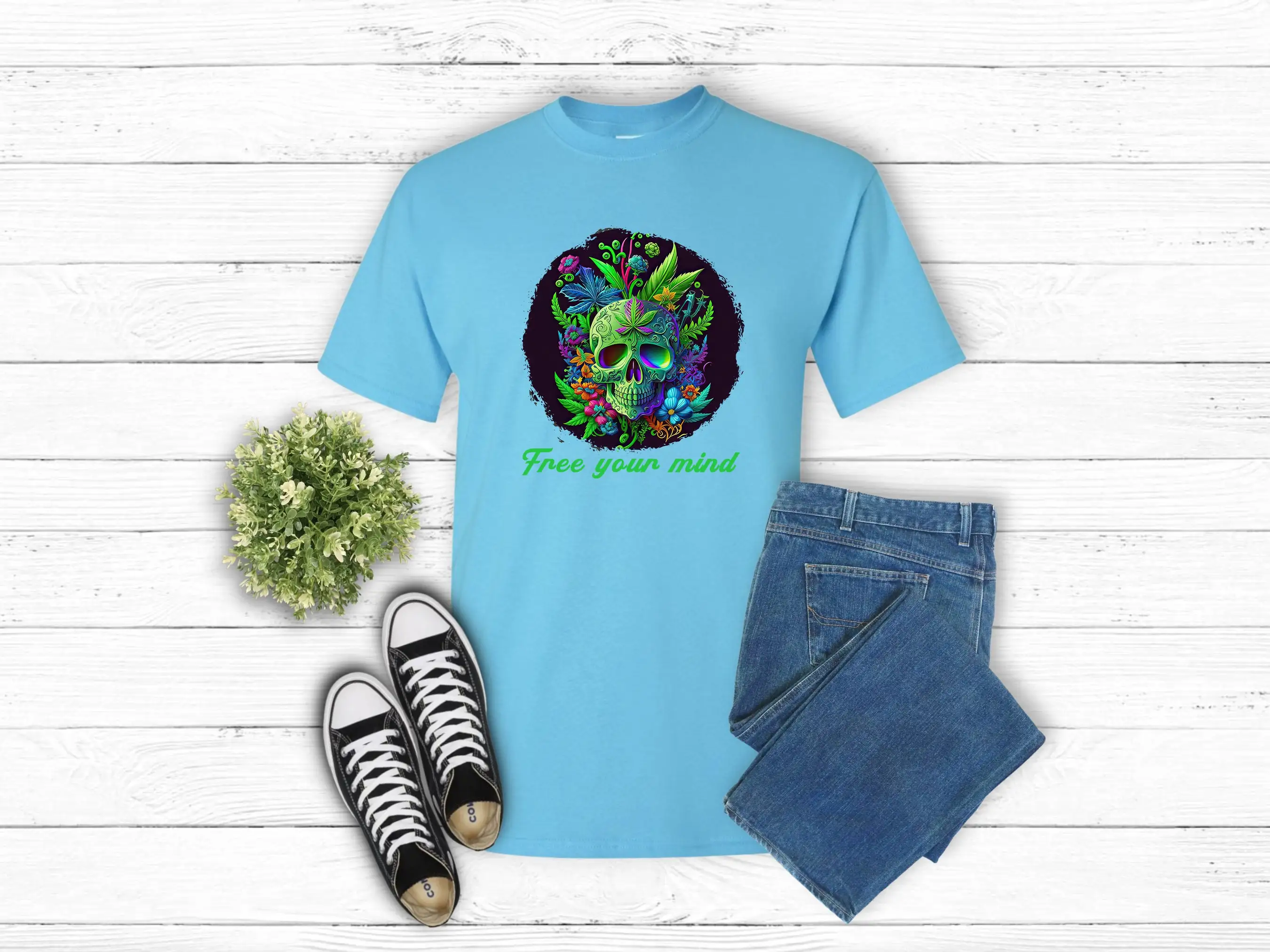 Футболка Free Your Mind Футболка с графикой Доступны несколько цветов