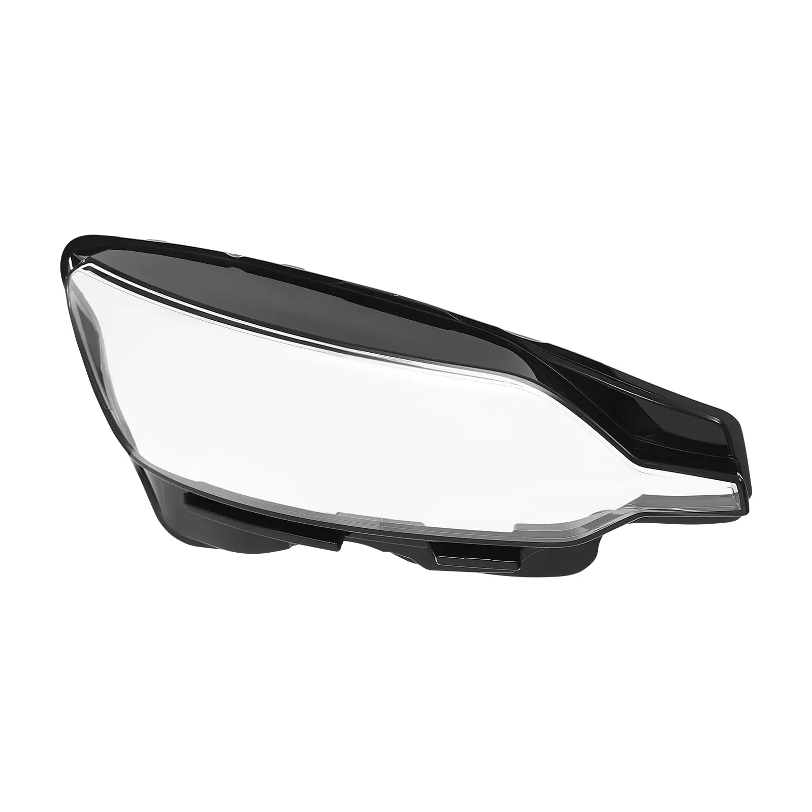 

Right Headlight Cover Intended for Volvo S60 2019-2024, Headlight Lens Cover Right Side Black+Clear (Right)