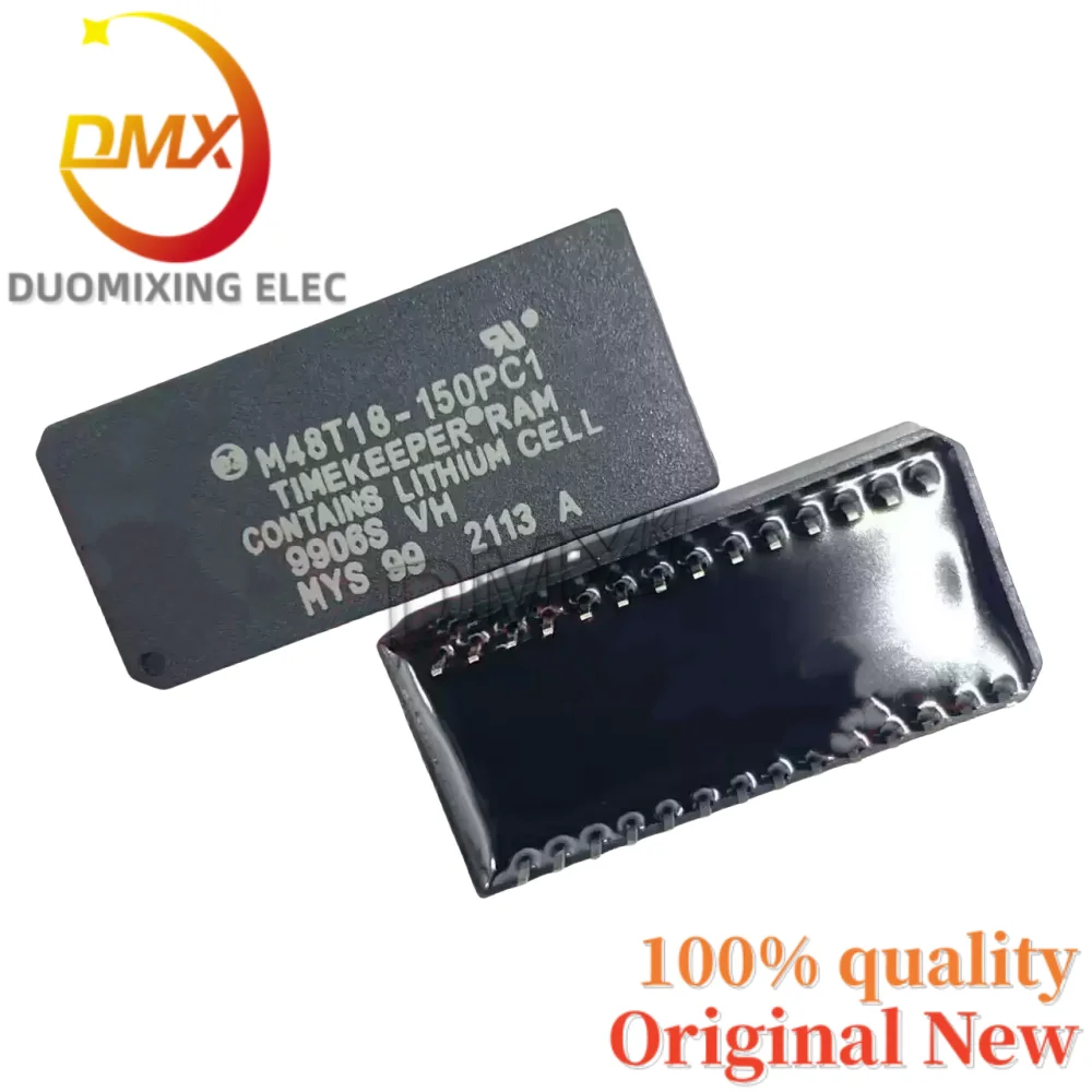 10Pieces/LOT 100%New M48T18-100PC1 100PCI 150PC1 DIP28 Real Time Clock IC
