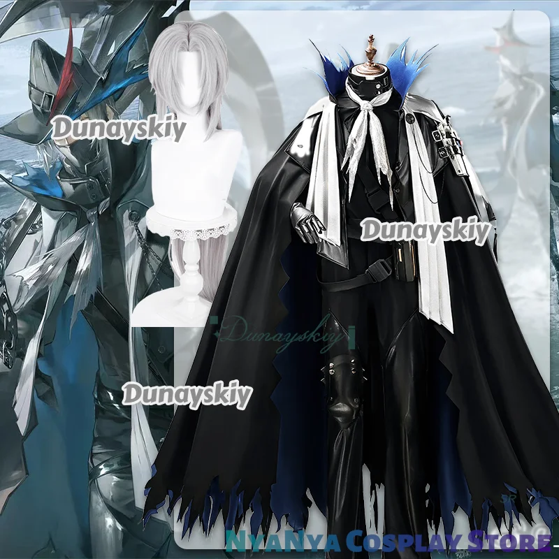 

Ulpianus Cosplay disfraz Game Arknights Fantasy Outfits Coat Top Pants Shoes Wig Hat Accessories Full Set Halloween Party Dress