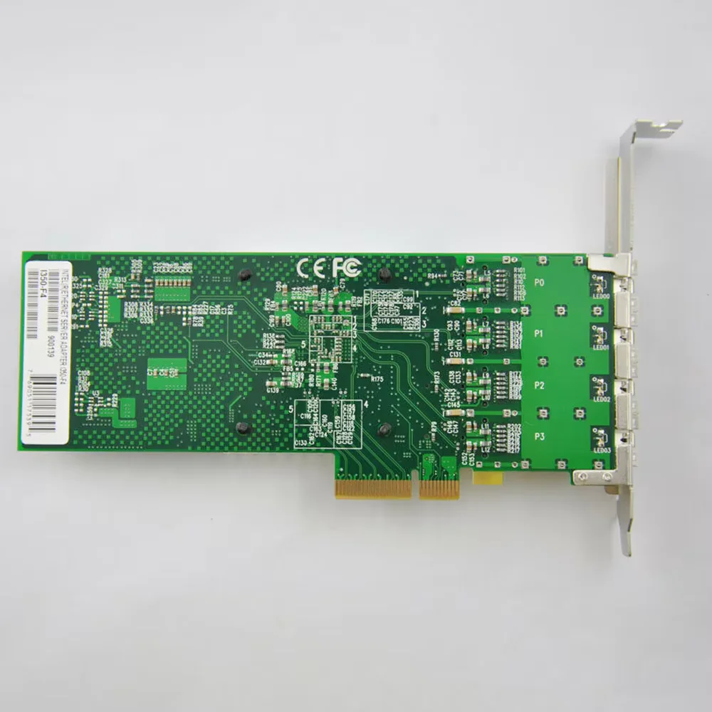 X722-DA2 RDMA Network Card C628 I350-F4 4 SFP Port I350 Chip PCIE X4 8RJ45 8 Port