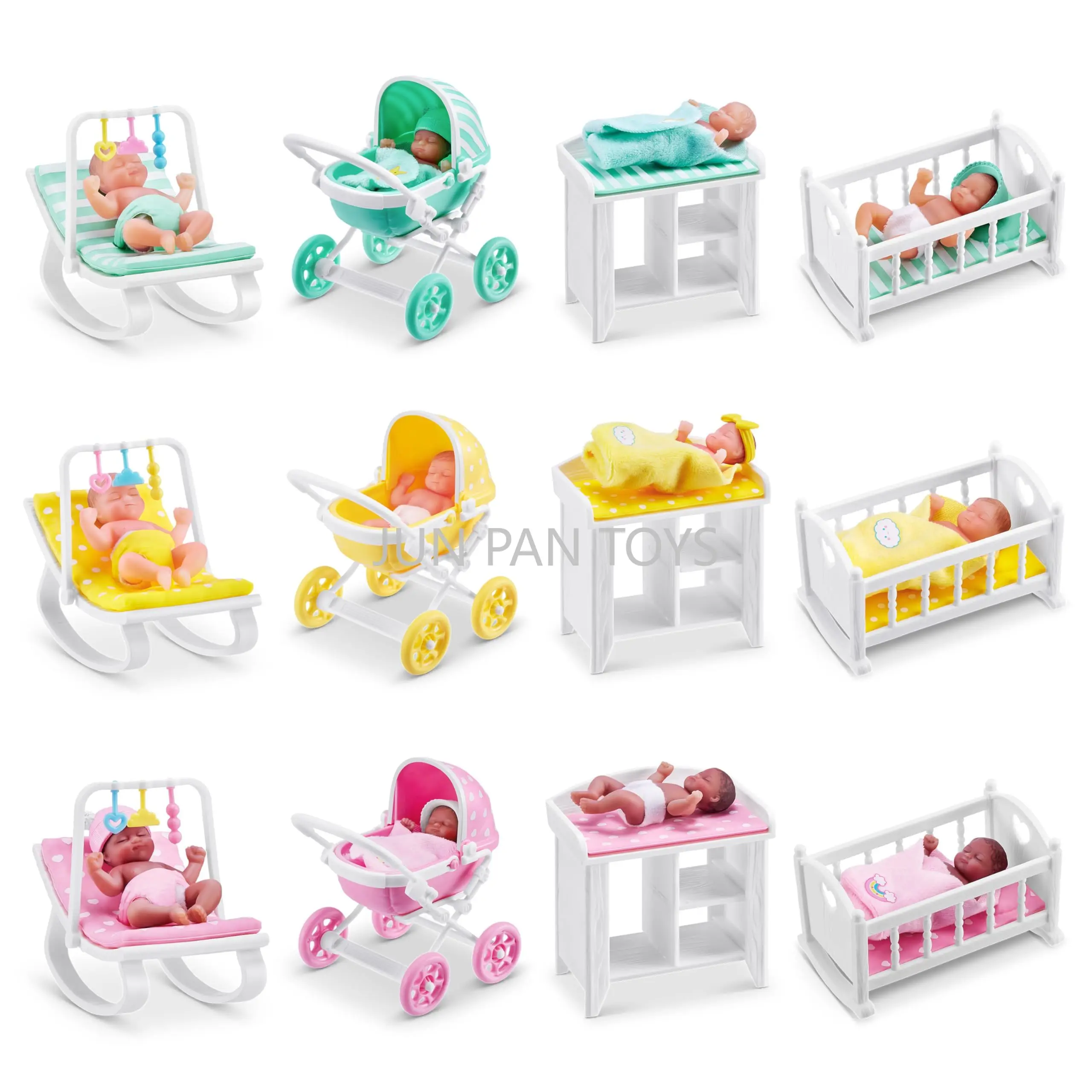 Zuru 5 kejutan seri bayi saya Mini, 1 koleksi mainan kapsul misteri untuk anak perempuan miniatur realistis set bermain dan aksesoris