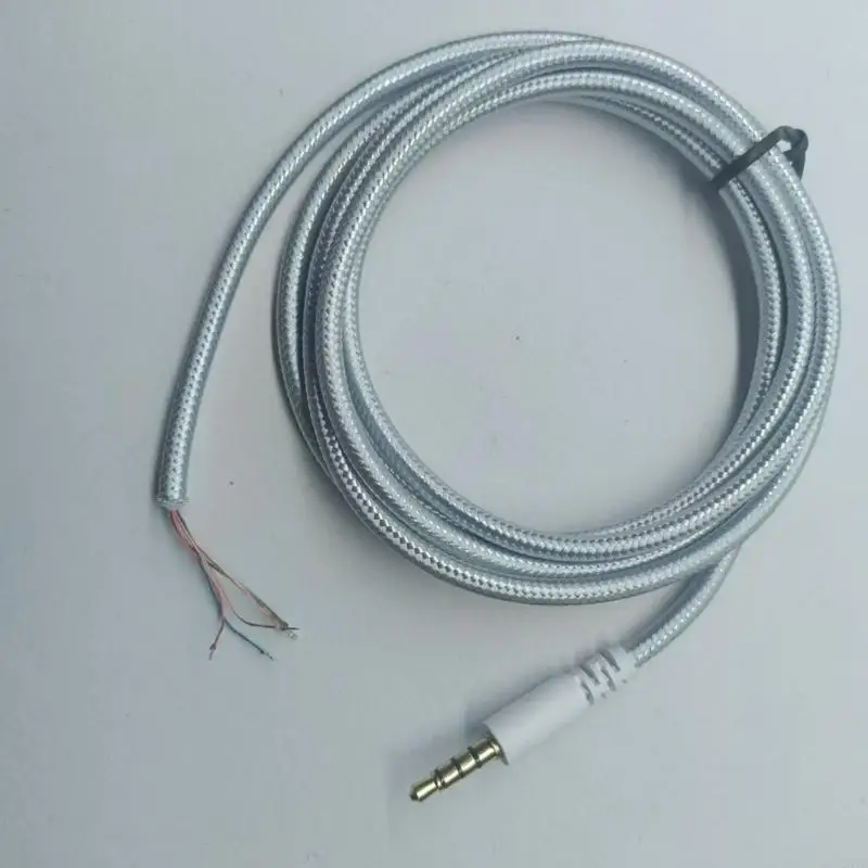 สายเคเบิลทดแทน 28TE สำหรับ Cloud II Cloudx Revolver S Cord 3.5 มม. สายเคเบิลชุดสายการเชื่อมต่อสายการเชื่อมต่อการแทนที่ลวด