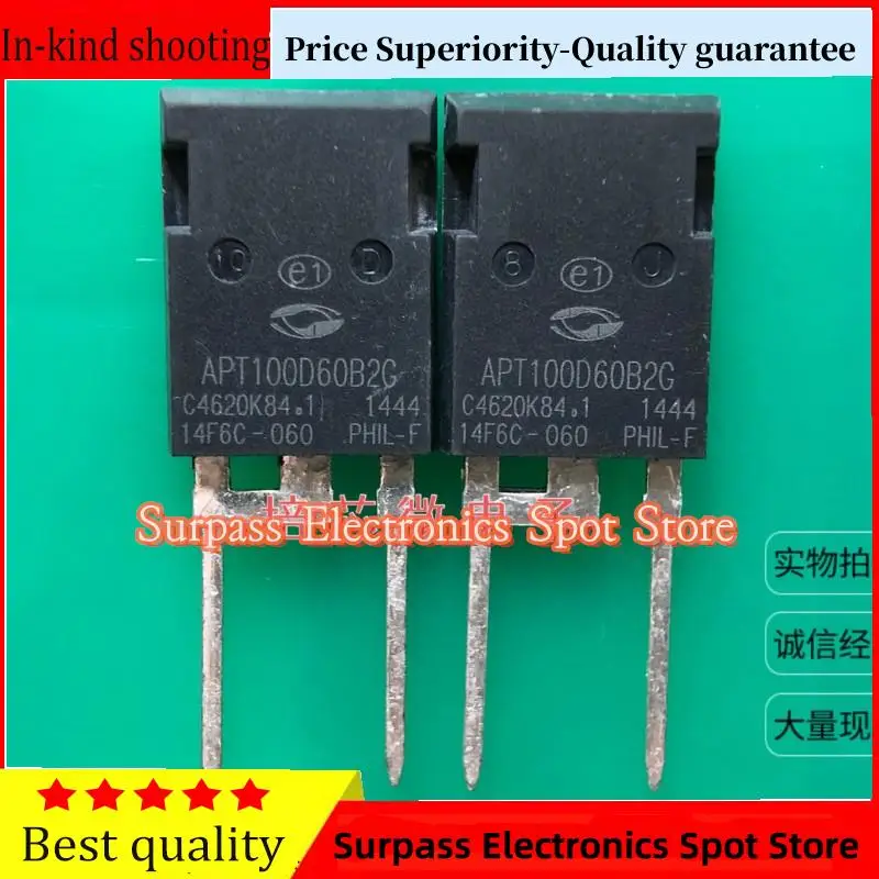 50PCS-100PCS  APT100D60B2G  TO-247 600V 100A   Price Superiority-Quality guarantee