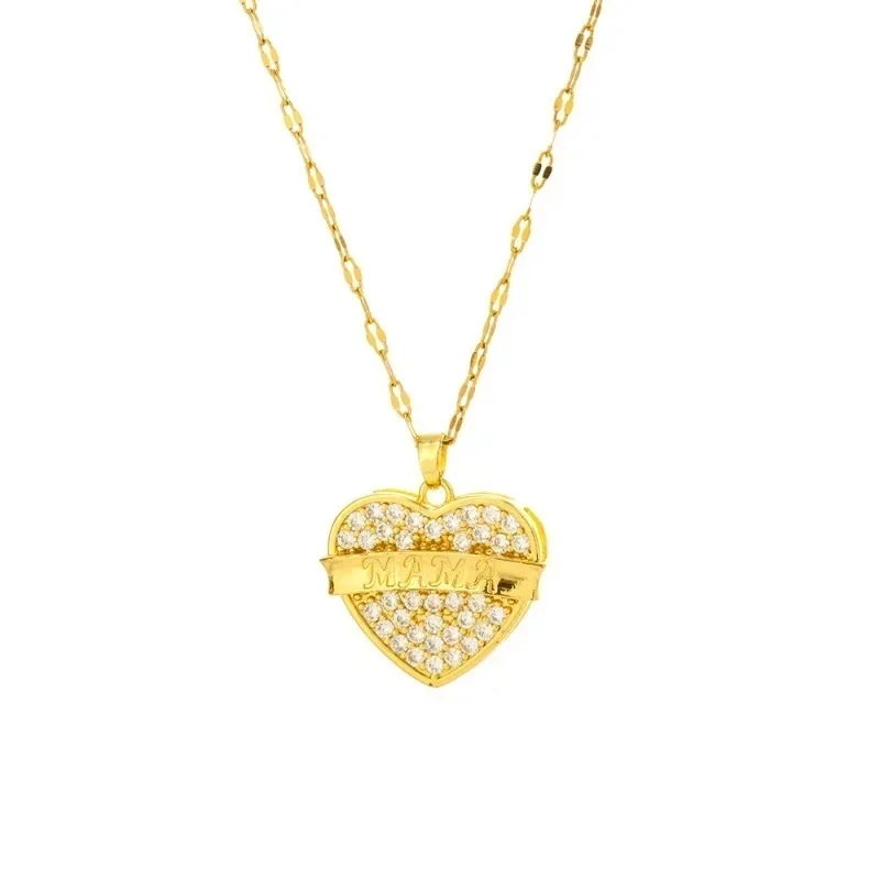 Collana con elefante tridimensionale in vero oro di lusso leggero, catena con clavicola da donna