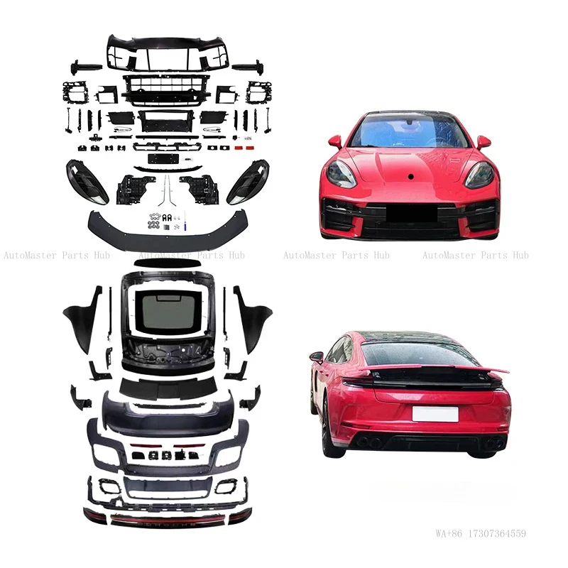

2025 Car Body Kit with Front and Rear Bumpers New Condition Includes Fog Light Cut-Outs for 2009-2016 970