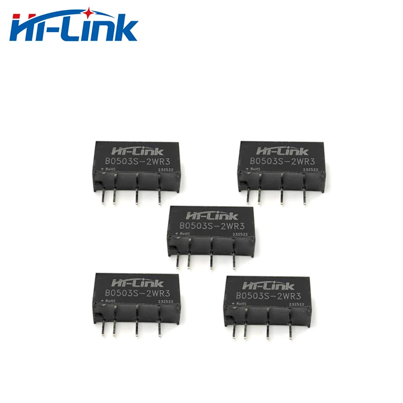 Hilink B0505S-2WR3 5V naar 3,3V/5V/9V/12V/15V/24V 2W DC DC Step-Down Boost-up Voedingsmodule Verstelbare Mini Voeding UL